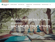 Tablet Screenshot of envoleducatifsportif.fr